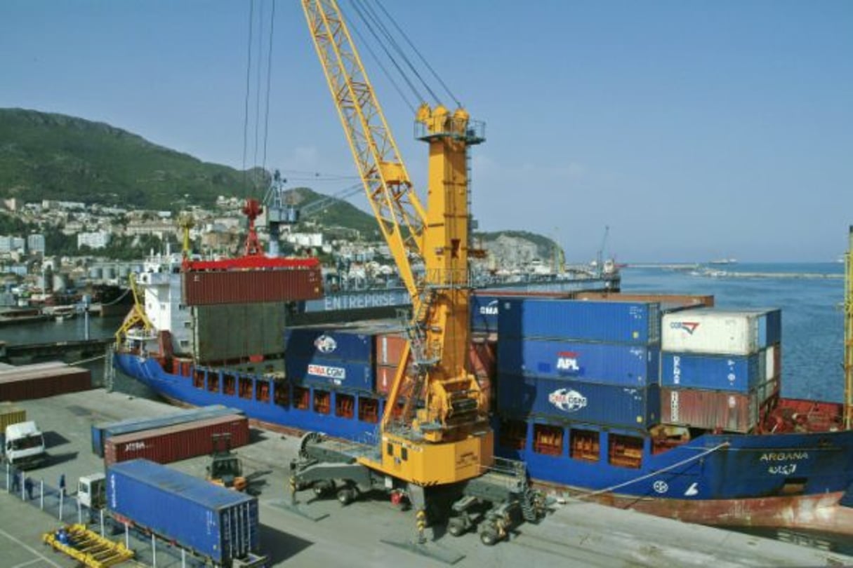 Le port de Bejaia, où arrive une grande partie des importations algériennes. © Sidali Djenidi pour JA