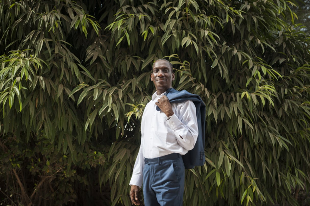 Mamadou Diop Decroix, en 2015 à Dakar. © Guillaume Bassinet pour J.A.