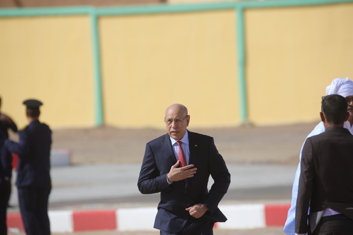Le président mauritanien Mohamed Ould Ghazouani. &copy; AMI