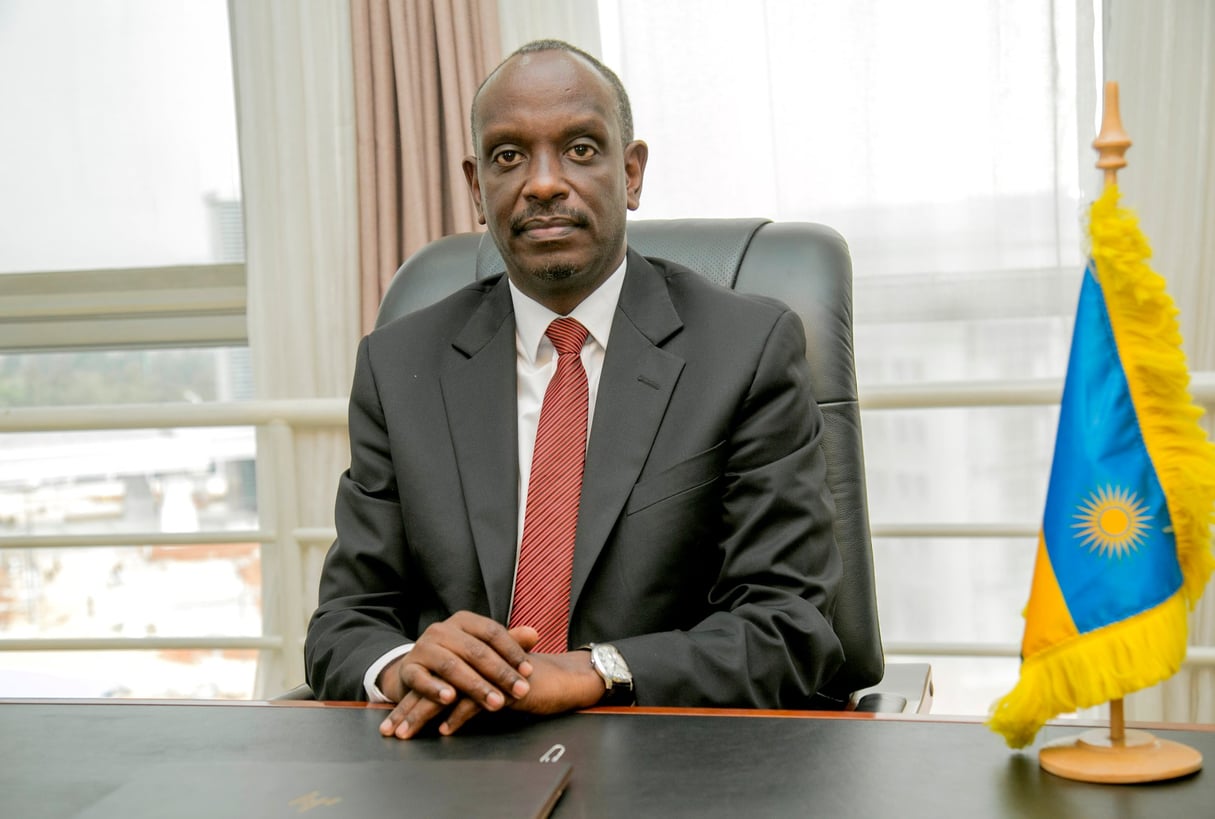 Richard Sezibera, ministre rwandais des Affaires étrangères. © Cyril Ndegeya pour JA