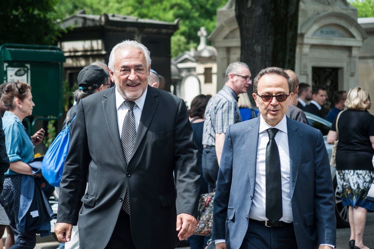 Le 5 juillet 2017, funérailles de Simone Veil au cimétière Montparnasse. © Magali Cohen / Hans Lucas