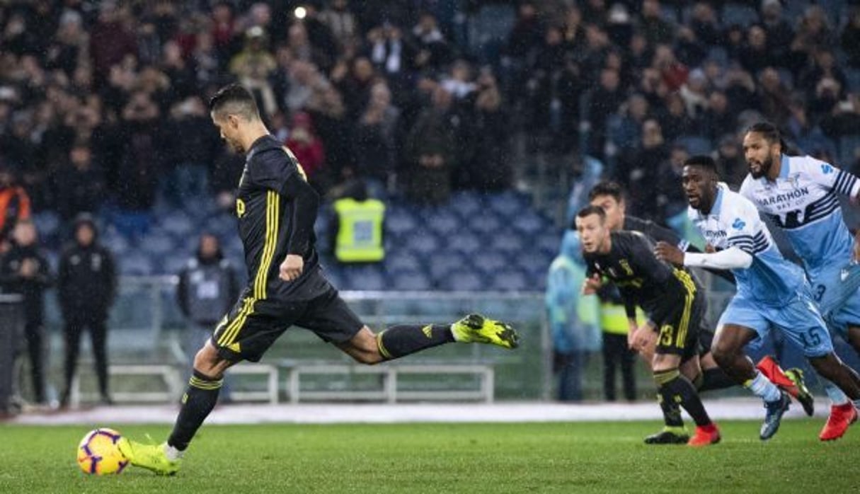 Cristiano Ronaldo sous les couleurs de la Juventus de Turin, le 27 janvier 2019. © Claudio Peri/AP/SIPA