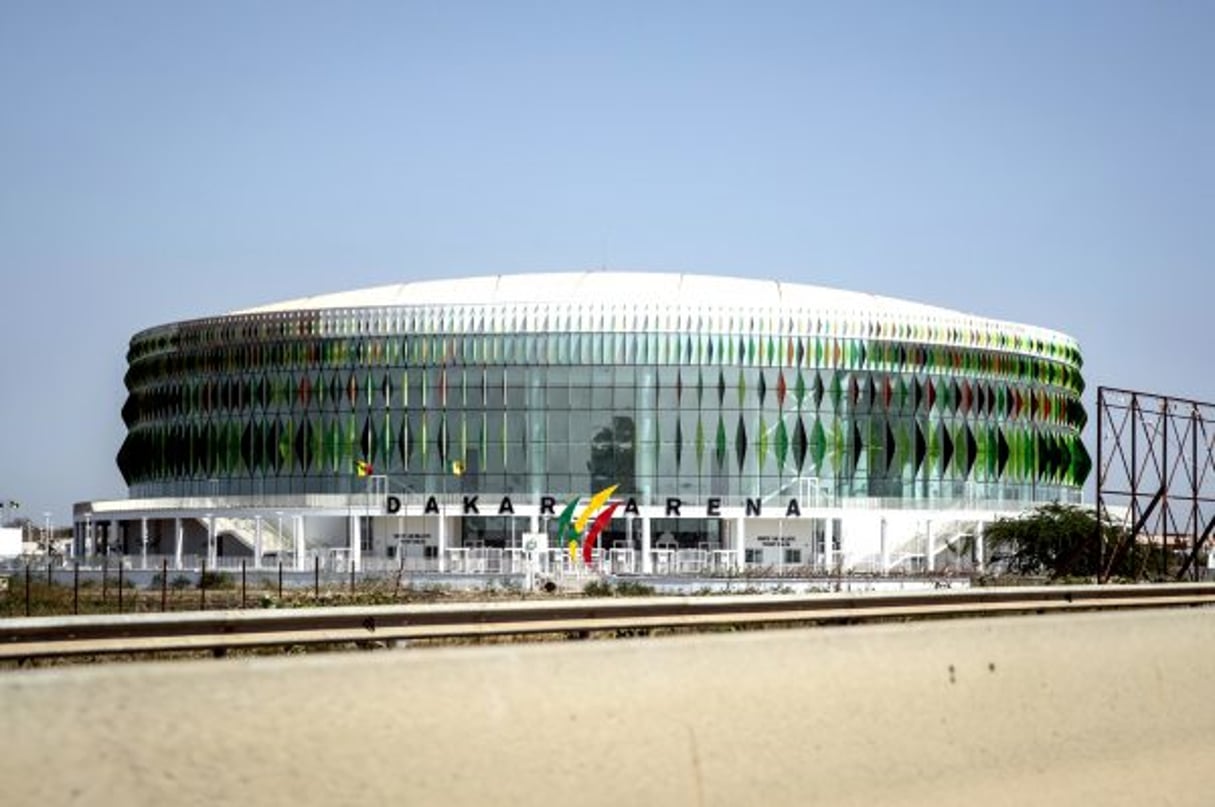 Le complexe Dakar Arena, à Diamniadio, inauguré en août 2018. © Sylvain Cherkaoui pour JA