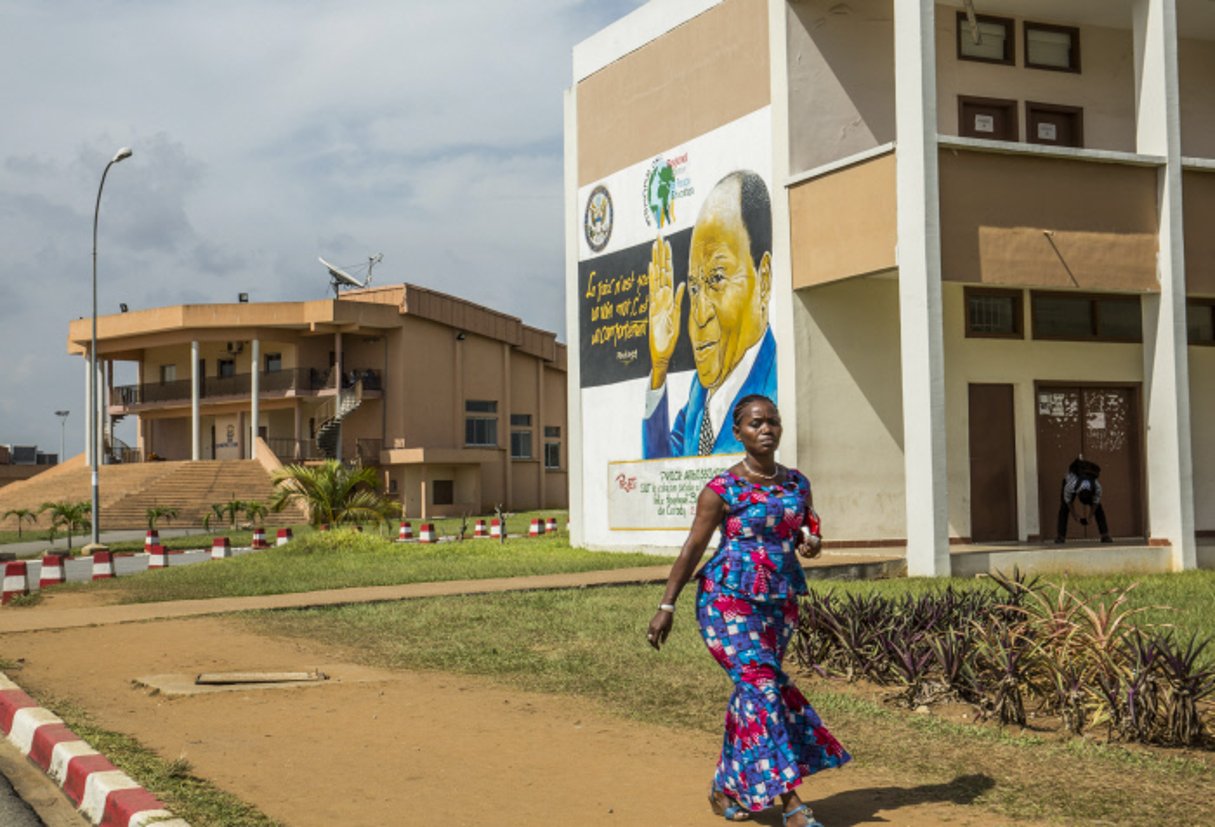 Le campus universitaire Félix-Houphouët-Boigny d’Abidjan, en 2016. © Jacques Torregano pour JA.