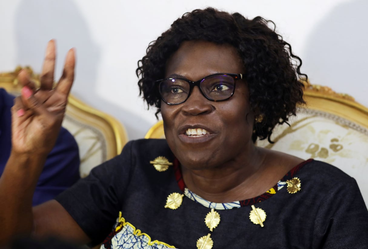Simone Gbagbo, le 15 janvier 2019 dans sa résidence de Cocody. © REUTERS/Thierry Gouegnon