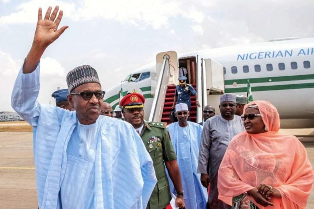 Muhammadu Buhari, le 25 février à Abuja. © Bayo Omoboriowo/AP/SIPA