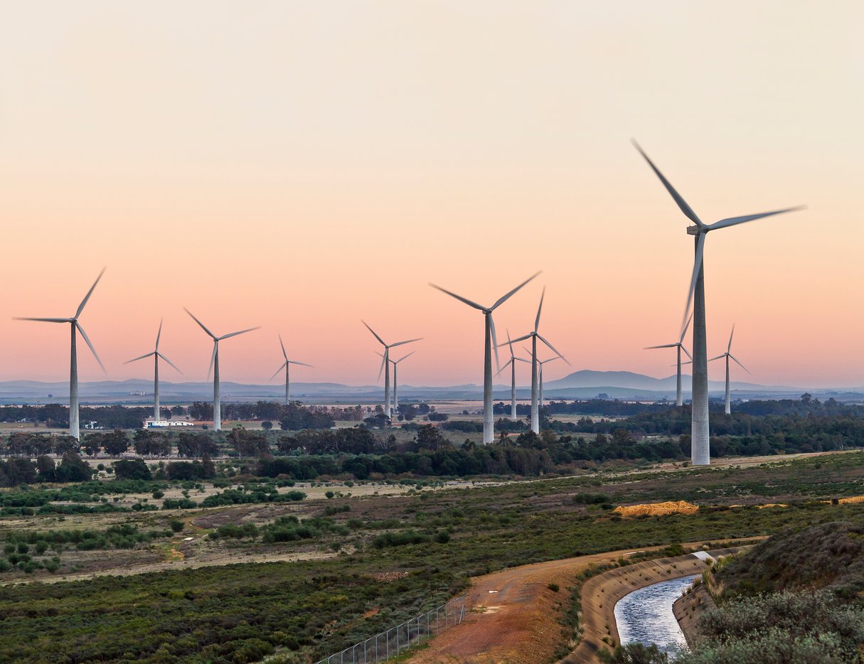 Gouda Wind Farm est le premier parc éolien installé par Acciona en Afrique du Sud, à 100 km de Cape Town. © Keith Quixley/Acciona