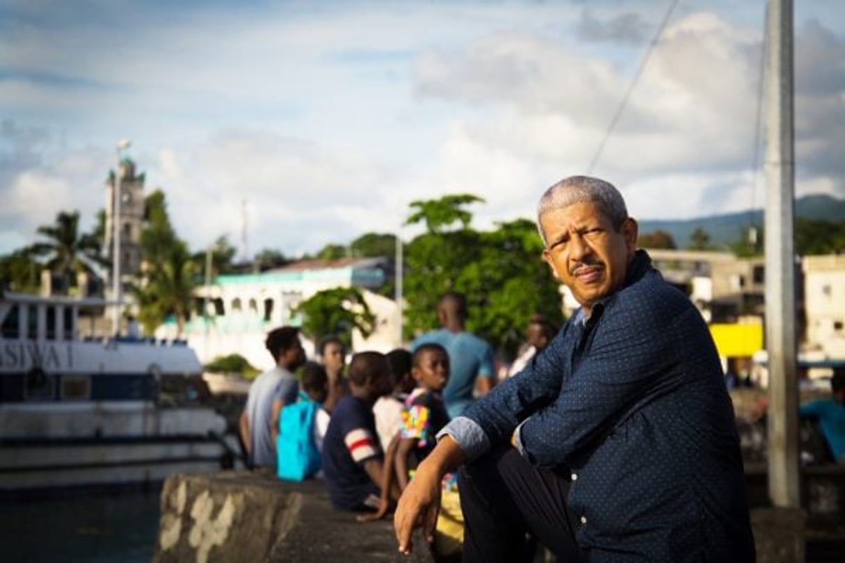 Salim Ali Amir dans la Baie de Kalaweni © Ali Soef pour JA