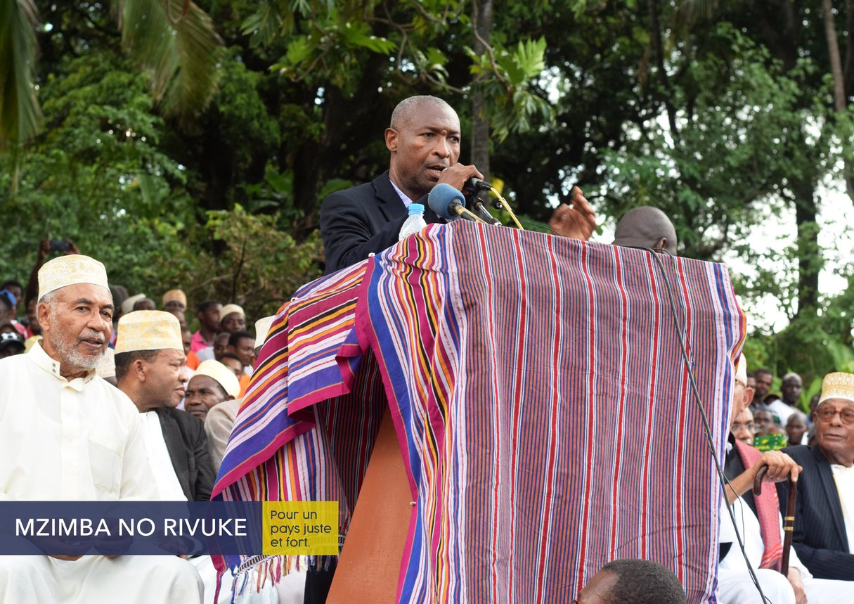 Ibrahim Ali Mzimba, candidat indépendant à la présidentielle aux Comores, prévue le 24 mars prochain. © Facebook Ibrahim Ali Mzimba