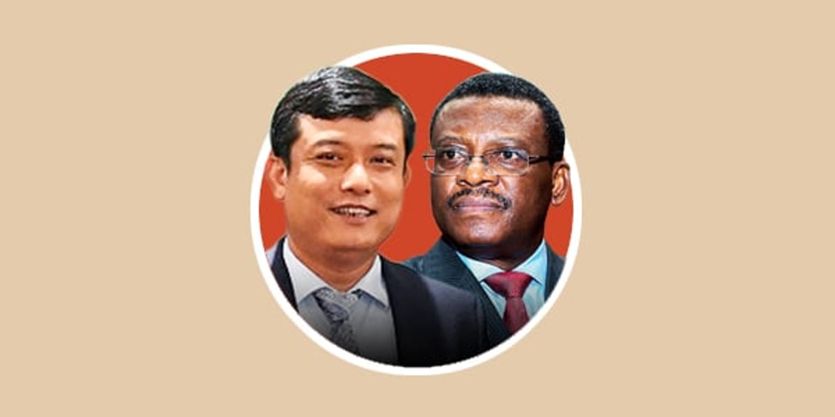 Do Manh Hung (Viettel Global), et Joseph Dion Ngute, Premier ministre du Cameroun © Montage JA