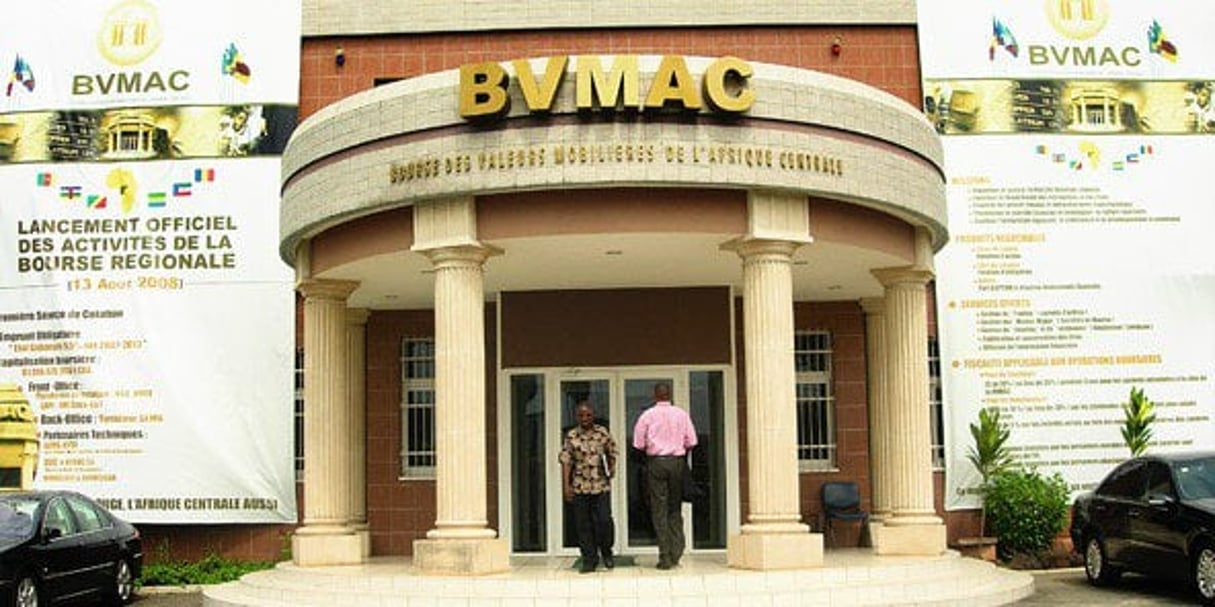 La BVMAC, bourse de Libreville, au Gabon. © Tiphaine St-Criq/J.A.