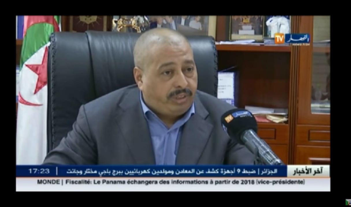 Mahieddine Tahkout a été inculpé et placé lundi 10 juin en détention préventive dans des affaires de corruption. © Capture d’écran (Youtube)