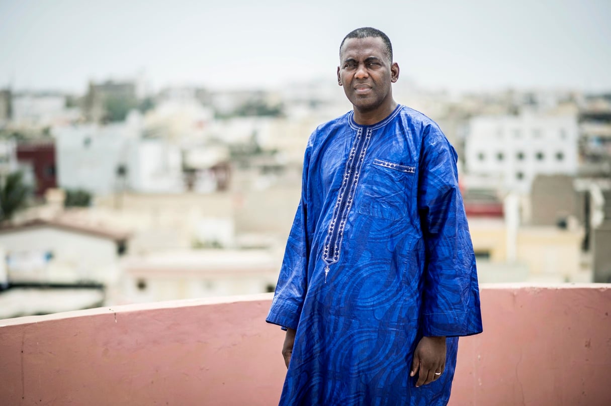 Biram Ould Dah Abeid, à Dakar, le 2 juin 2016. &copy; Sylvain Cherkaoui pour ja