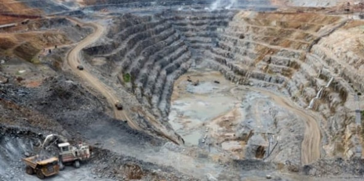 La mine de cuivre Frontier à Sakania, au Katanga (RDC). © Gwenn Dubourthoumieu pour Jeune Afrique.