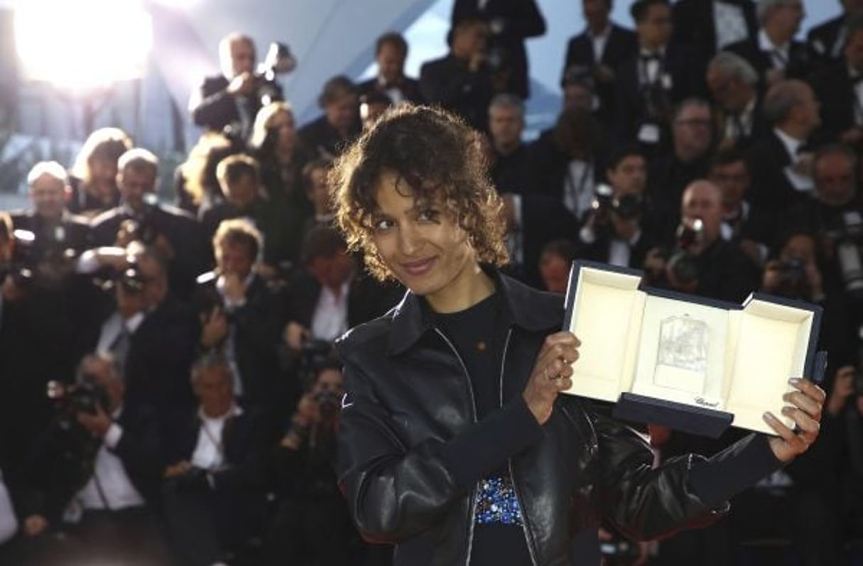 La réalisatrice franco-sénégalaise Mati Diop a reçu le Grand Prix du Festival de Cannes 2019. © Vianney Le Caer/AP/SIPA