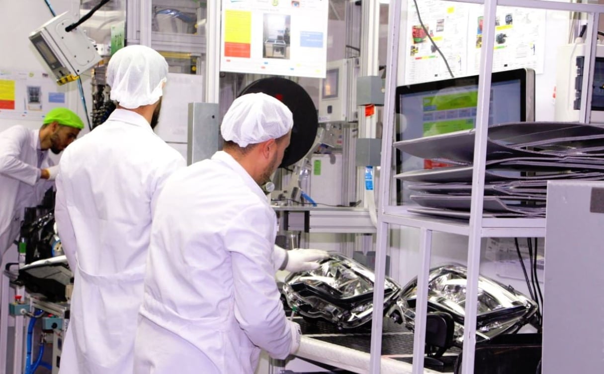 Inauguration à Tanger du complexe industriel de Valeo, le 3 mai 2019. © Moulay Hafid Elalamy via Twitter (capture d’écran)