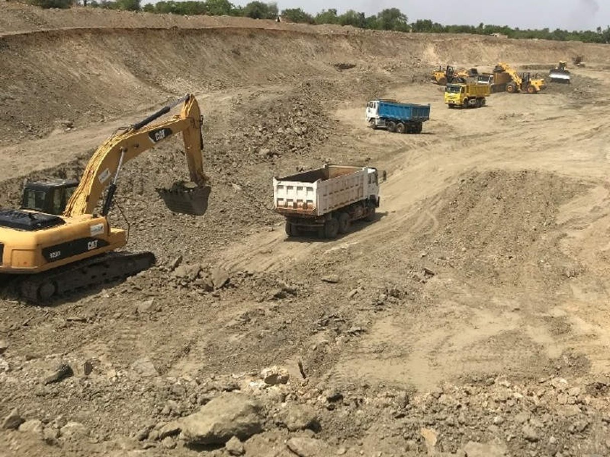 Lancement des travaux de construction de la mine de Sanbrado, au Brukina Faso, par une filiale de West African Resources. © West African Resources