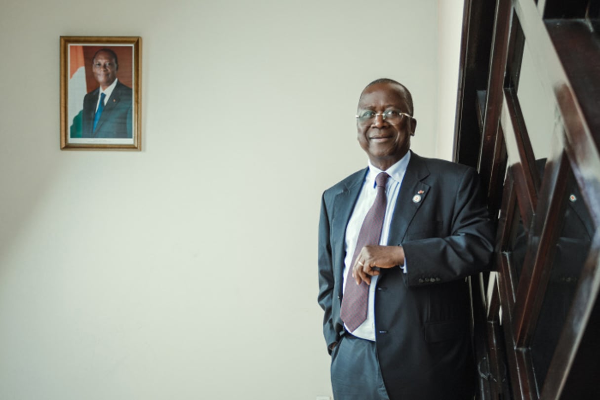 Jeannot Ahoussou-Kouadio, président du Sénat, a officiellement rejoint le RHDP. © Issam Zejly pour JA