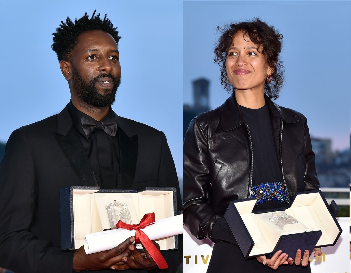 Les réalisateurs Ladj Ly et Mati Diop au festival de Cannes 2019. © FestivalDeCannes/Dominique Charriau/WireImage