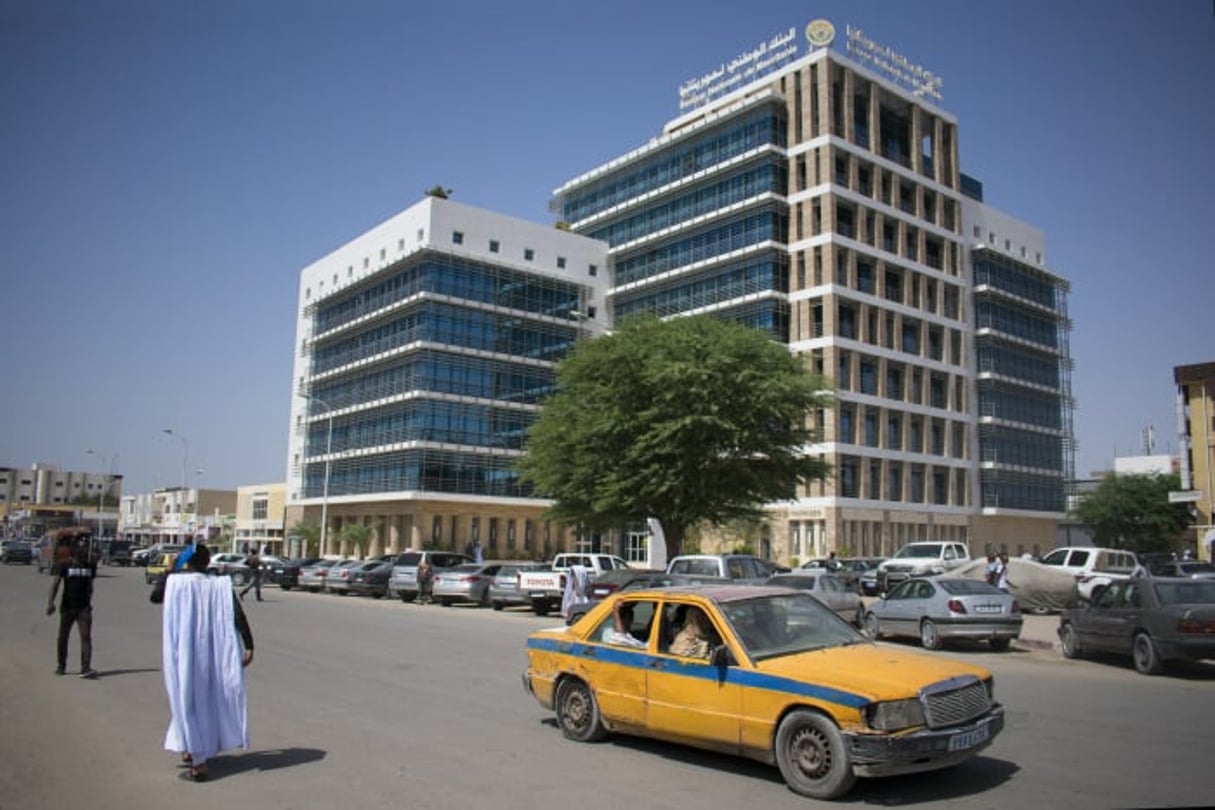 Le siège de la Banque nationale de Mauritanie, à Nouakchott. (photo d’illustration) © Photo Eric Leblond pour JA