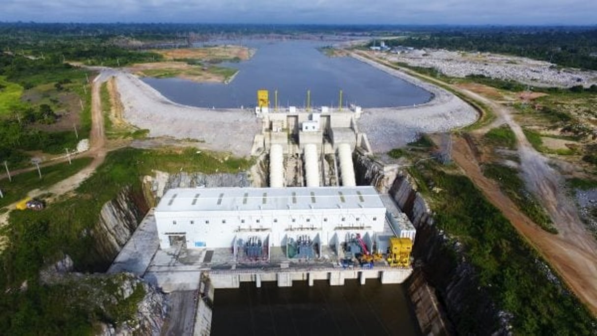 Le complexe hydroélectrique de Soubré, le plus important du pays (275 MW), a été construit par le groupe chinois Sinohydro et mis en service en 2017. © Xinhua/REA