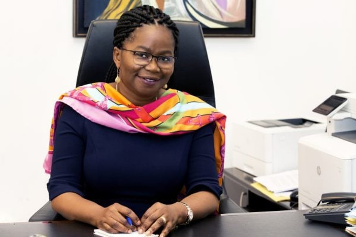 Victoire Tomegah Dogbe est la première femme à devenir Première ministre du Togo. © Piment pour JA