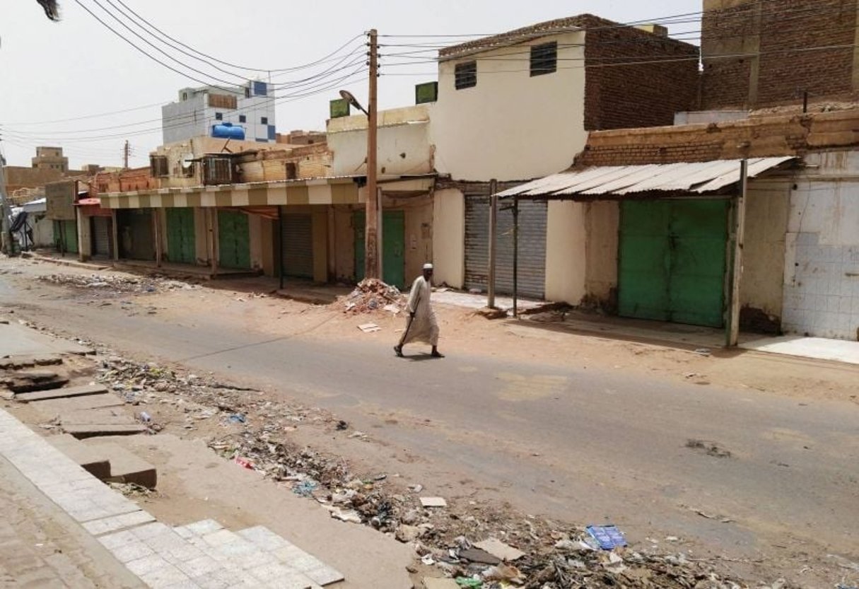 Dans les rues de Khartoum, le 9 juin 2019. © AFP