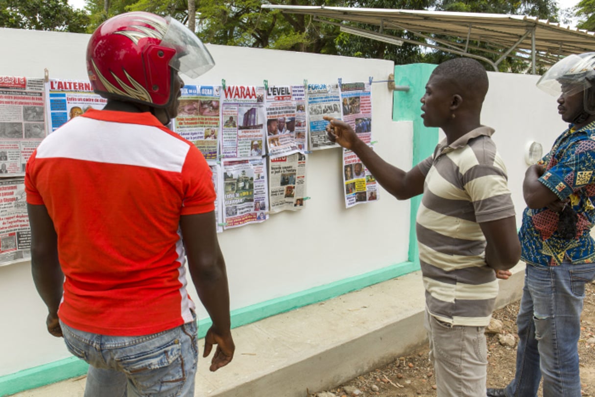 Dans une rue de Lomé, en 2014 (illustration). © Jacques TORREGANO pour Jeune Afrique