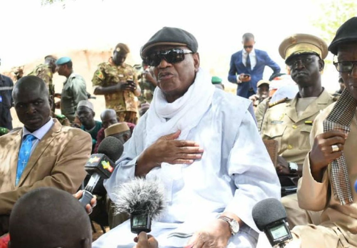 Ibrahim Boubacar Keïta, le président malien, le 13 juin 2019 à Sobane Da. © DR / Présidence Mali