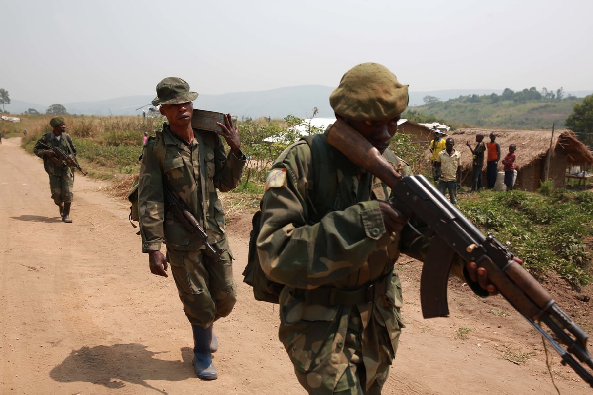 Une patrouille des FARDC à Aveba, en Ituri, en 2015. Photo d’illustration. © Photo MONUSCO/Abel Kavanagh