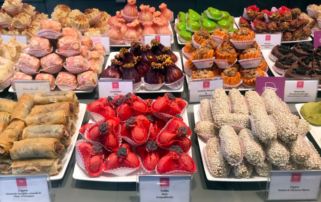 Parmi la cinquantaine de créations de Diamande, à Paris, des gâteaux végans et sans gluten. © DR