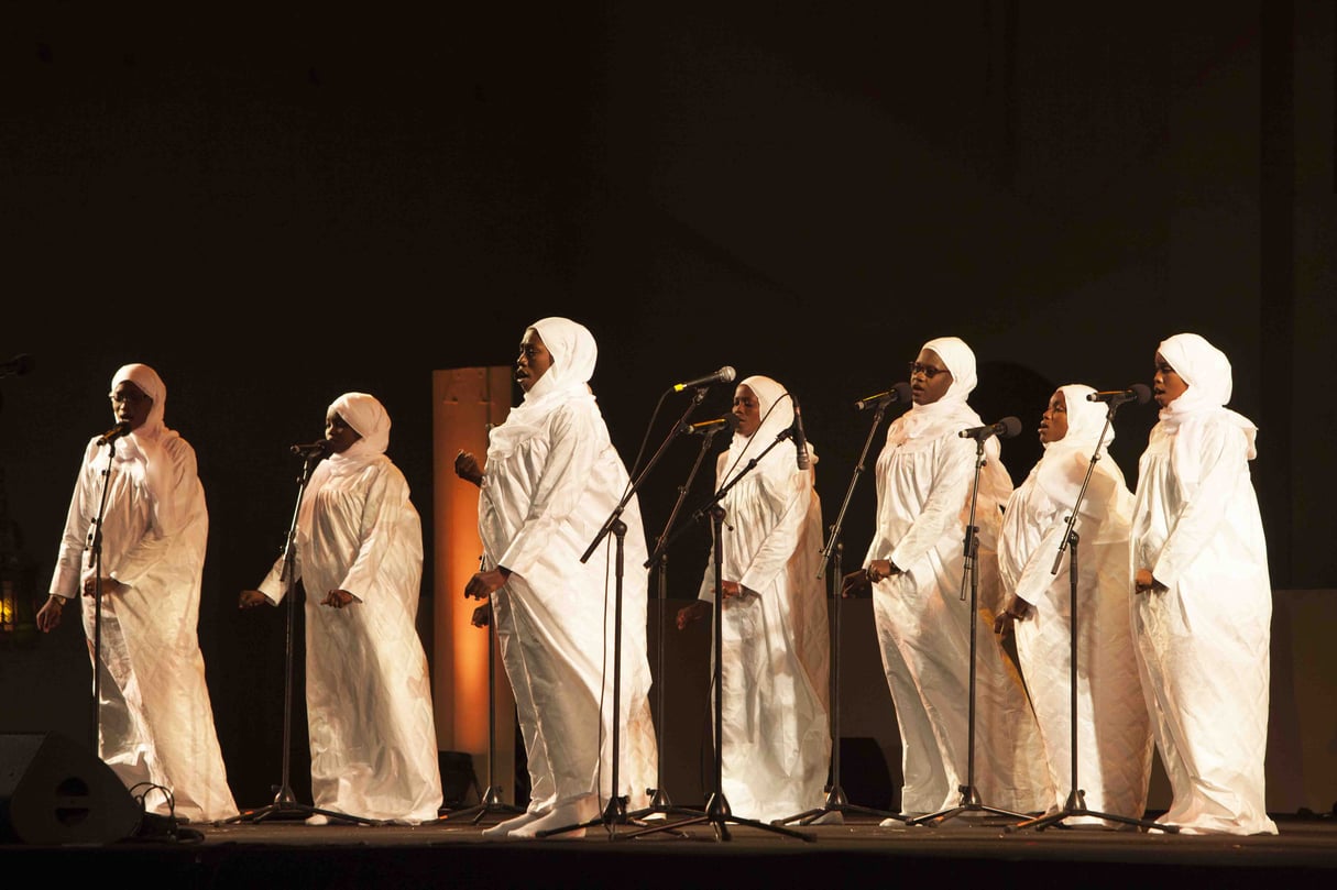  &copy; L&rsquo;ensemble soufi des femmes du Sénégal lors de la soirée d&rsquo;inauguration. © Omar Chenafi