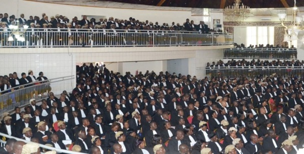 Lors de la rentrée solennelle de l’Ordre des avocats, le 6 juin 2019 à Yaoundé. © DR / Ordre des avocats du Cameroun.