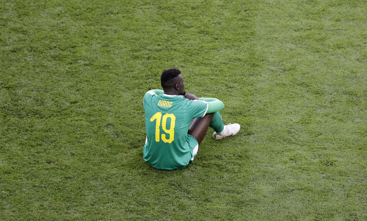 Mbaye Niang lors du Mondial 2018 en Russie. © Gregorio Borgia/AP/Sipa