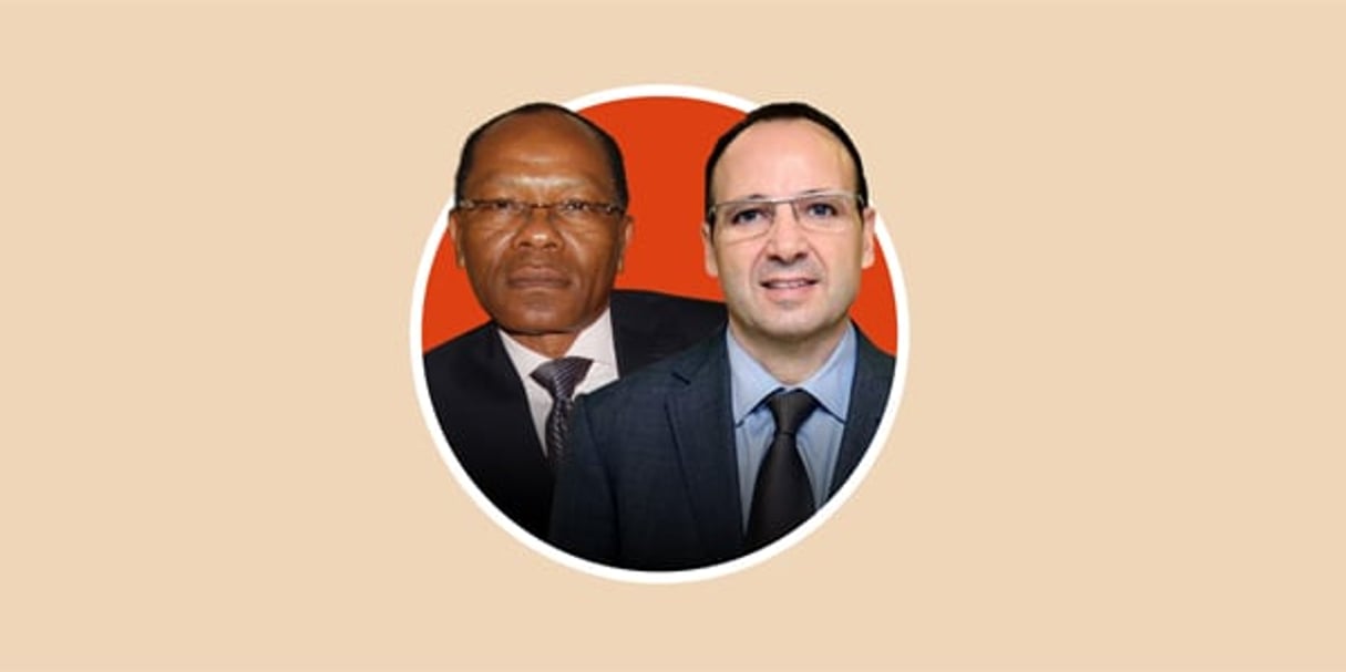 De g. à d. : Francis Nana Djomou (PDG de Tagidor) et Ignasi Ricou (PDG de GB Foods). © JA
