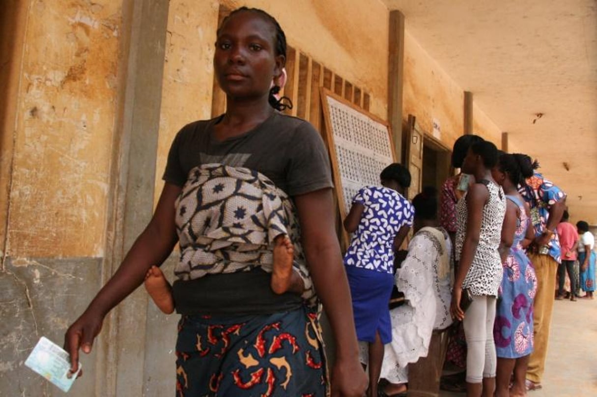 Un bureau de vote de Lomé, le 30 juin 2019 pour le scrutin des municipales, les premières au Togo depuis 1987. © MATTEO FRASCHINI KOFFI / AFP