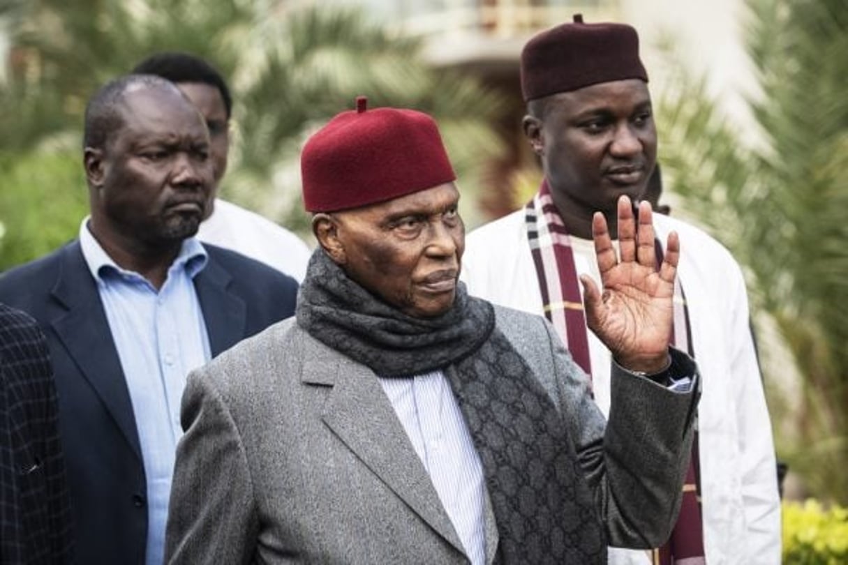 Abdoulaye Wade à Dakar, le 13 février 2019. © Sylvain Cherkaoui pour JA