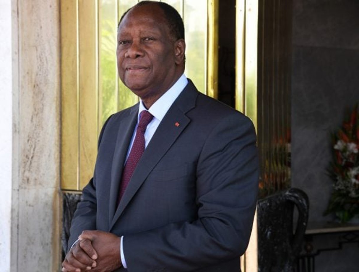 Alassane Ouattara, le 4 avril 2019, à Abidjan. © ISSOUF SANOGO/AFP