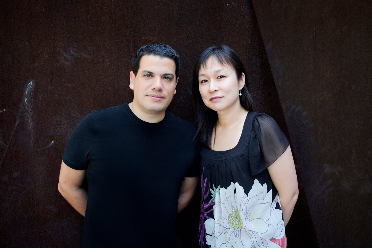 Tarik Oualalou et Linna Choi. &copy; Charlotte Valade