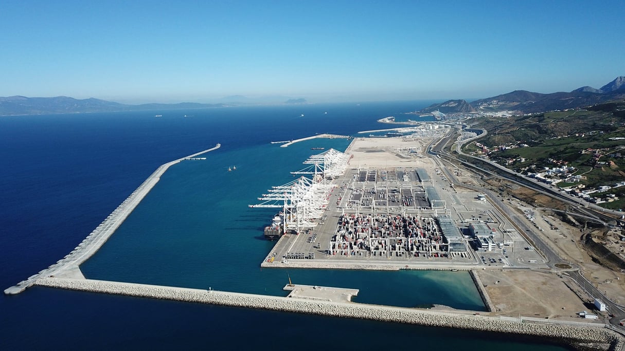 Les deux terminaux de Tanger Med 2 doivent permettre de tripler les volumes traités. © TangerMed