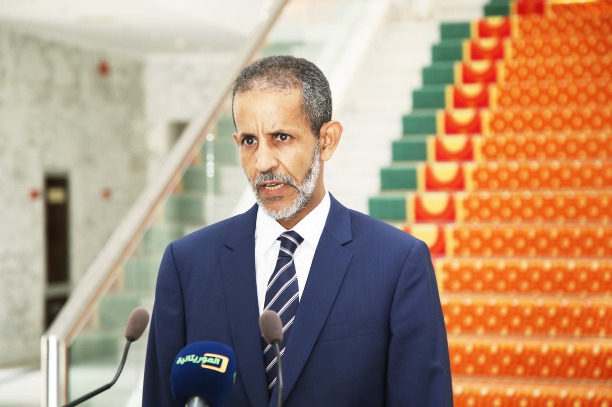 Ismaïl Ould Bedda Ould Cheikh Sidiya, le Premier ministre mauritanien. &copy; watt abdel jelil