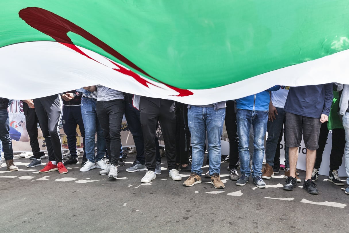 Manifestation des étudiants à Alger, le 30 avril 2019, appelant au départ du gouvernement Bedoui (image d’illustration). © LAHCENE HABIB/SIPA