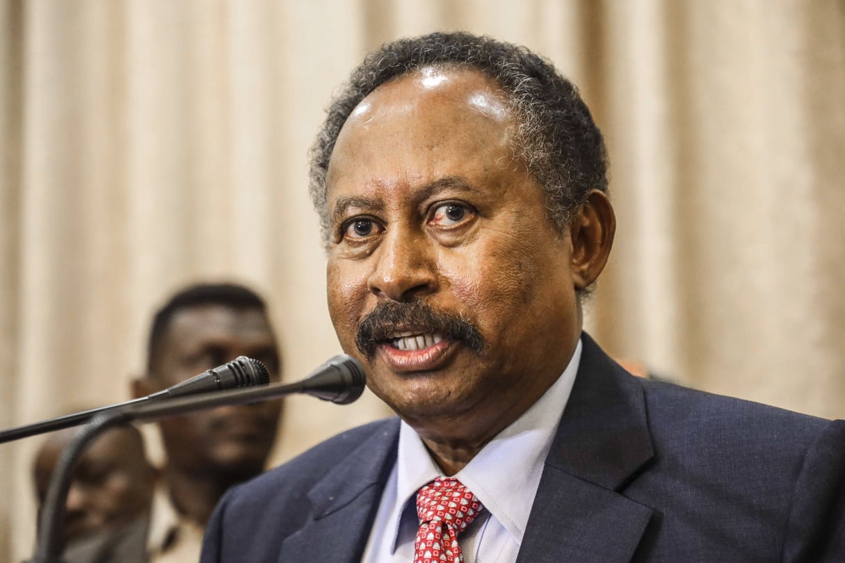 Le Premier ministre soudanais Abdallah Hamdok, le 21 août 2019 à Khartoum. © AP/SIPA