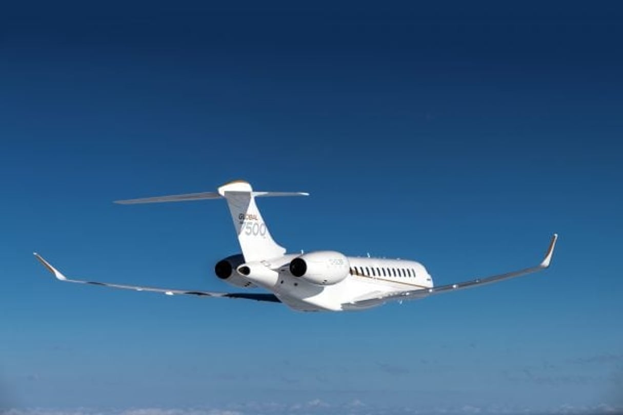 L’achat d’un Bombardier Global 7500 est envisagé par Total. © Bombardier