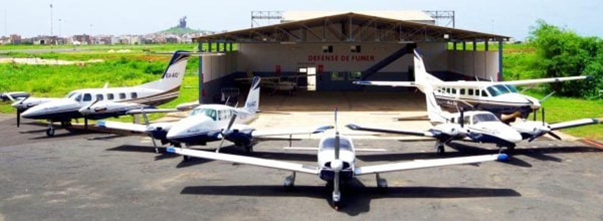 Arc-en-Ciel est basé à l’aéroport Léopold-Sédar-Senghor, proche du centre de Dakar. © Arc-En-Ciel Aviation