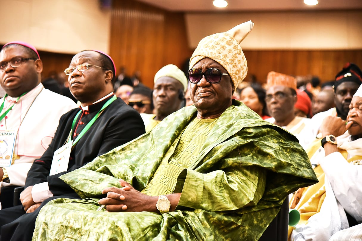 Le sultan Ibrahim Mbombo Njoya, décédé le 27 septembre. © MABOUP