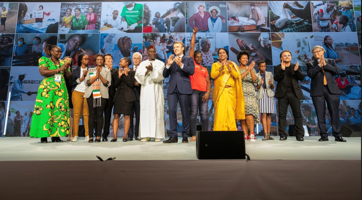 Le président Emmanuel Macron a annoncé que l’objectif des 14 milliards de dollars avait été atteint pour lutter contre le sida, la tuberculose et le paludisme. © The Global Fund to Fight AIDS, Tuberculosis and Malaria