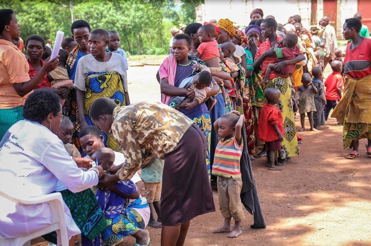 Des réfugiés burundais au Rwanda, en avril 2015. © UNHCR / S. Masengesho