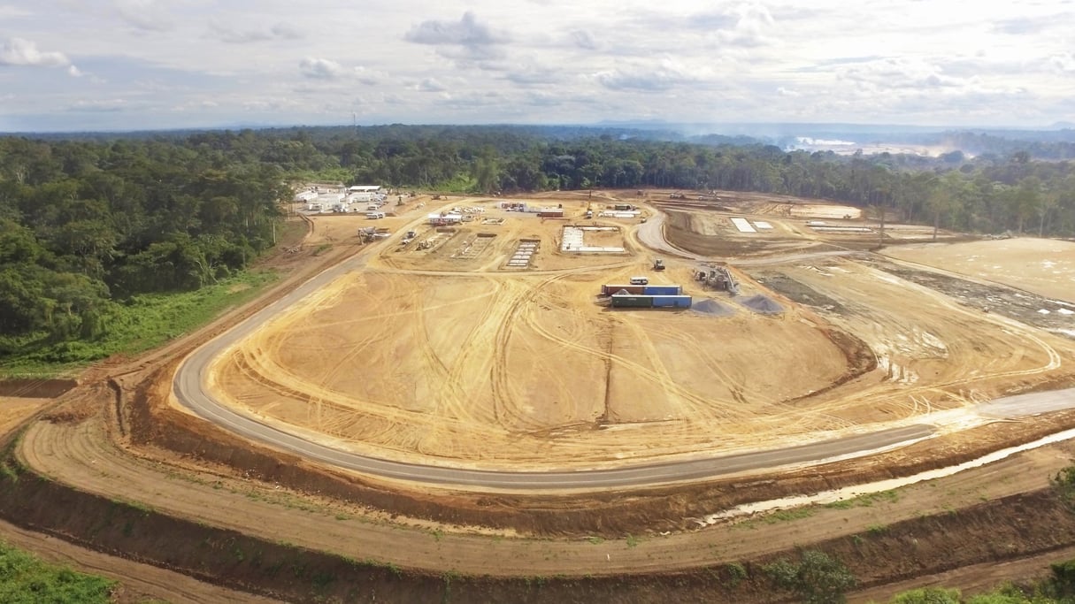 Chantier du barrage de Nachtigal (Cameroun). © NGE