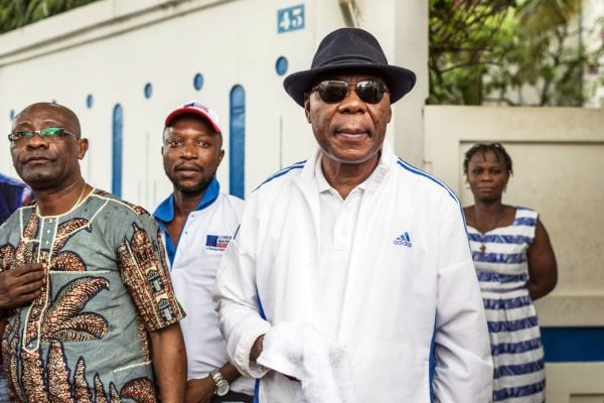 En avril, à Cotonou.Selon ses proches, il devrait s’exprimer prochainement sur la crise traversée par son parti, les FCBE. © Yanick Folly/AFP